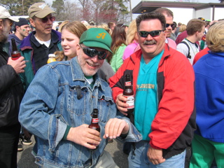 "Look, It's CHARLIE BOY & BIG DADDY, the Greening of Ghent pARTy Reptiles"