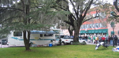 "Bay Street Encampment (complete with camper)"