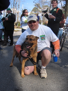 "Joe With Dog, or Is It Dog With Joe?"